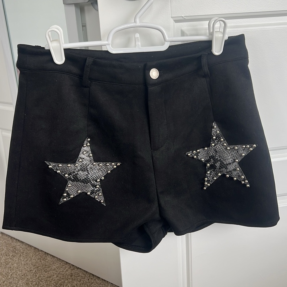 Suede Shorts